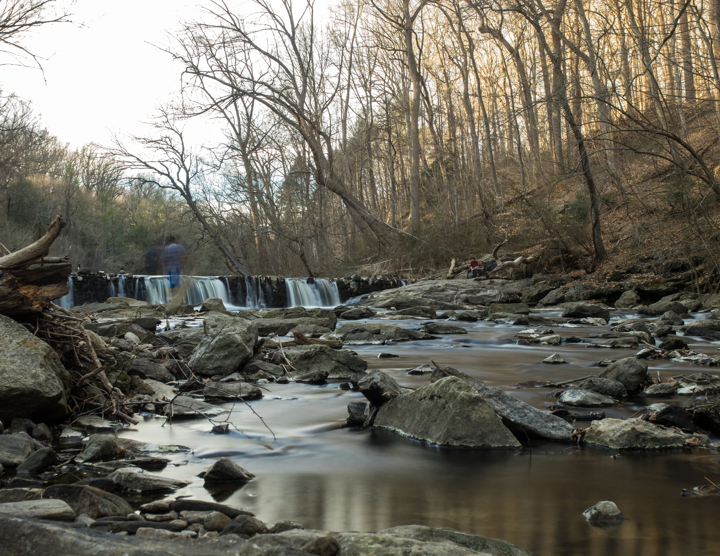 Largest waterfall I could find at Forbidden Drive