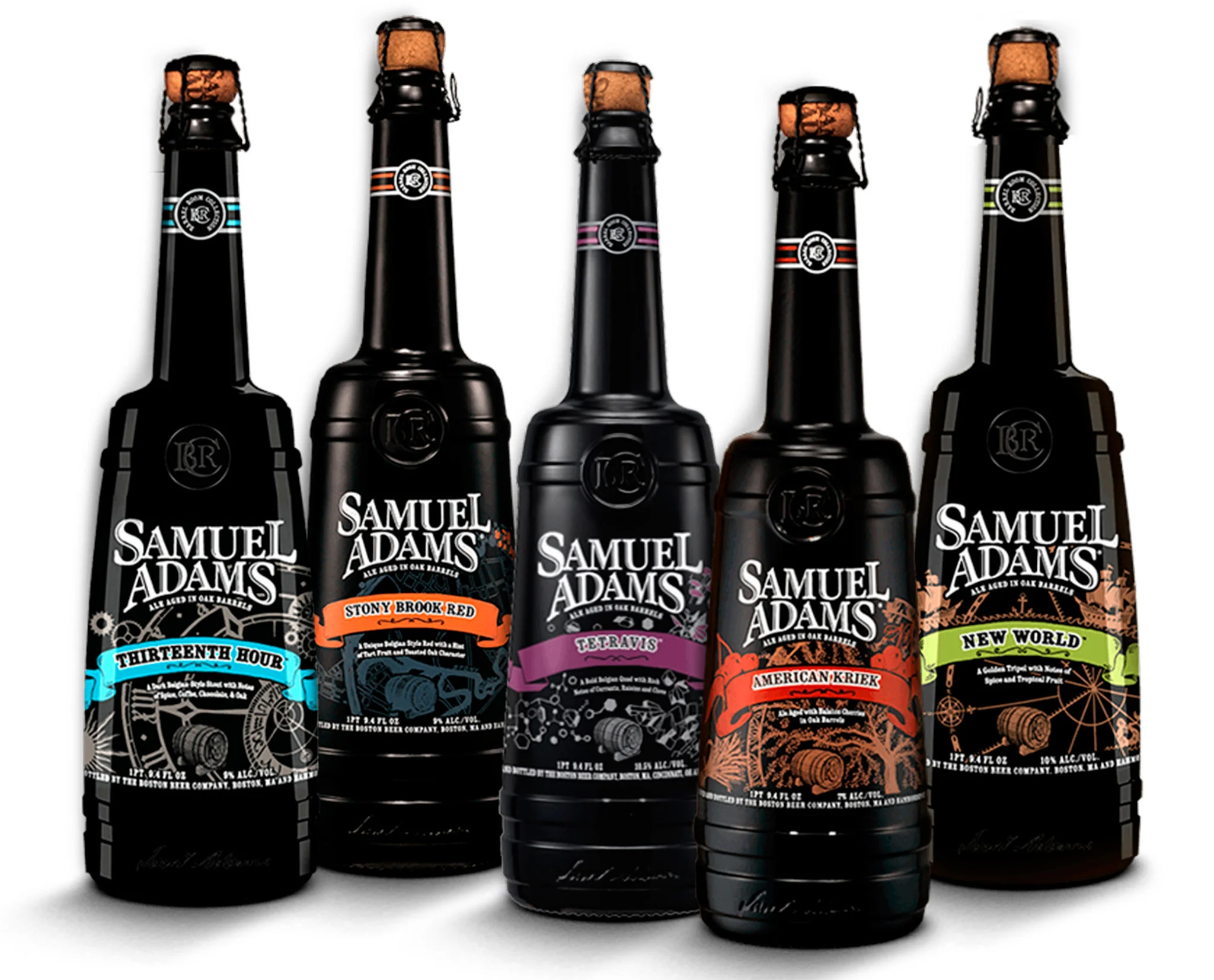 Bottle label design for Sam Adams Barrel Room Collection