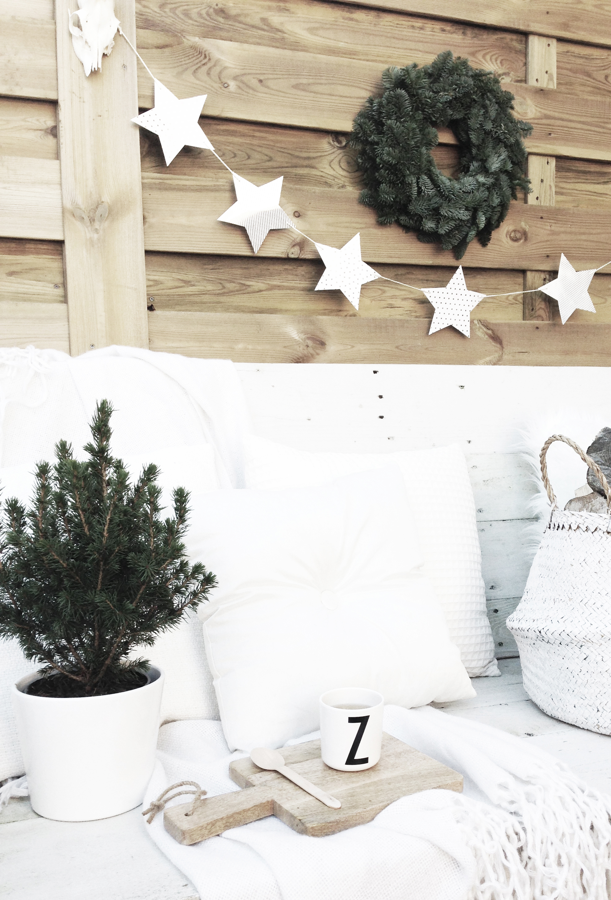Kerstslinger: Hema Mok: DesignLetters Rijstmand: Dille en Kamille