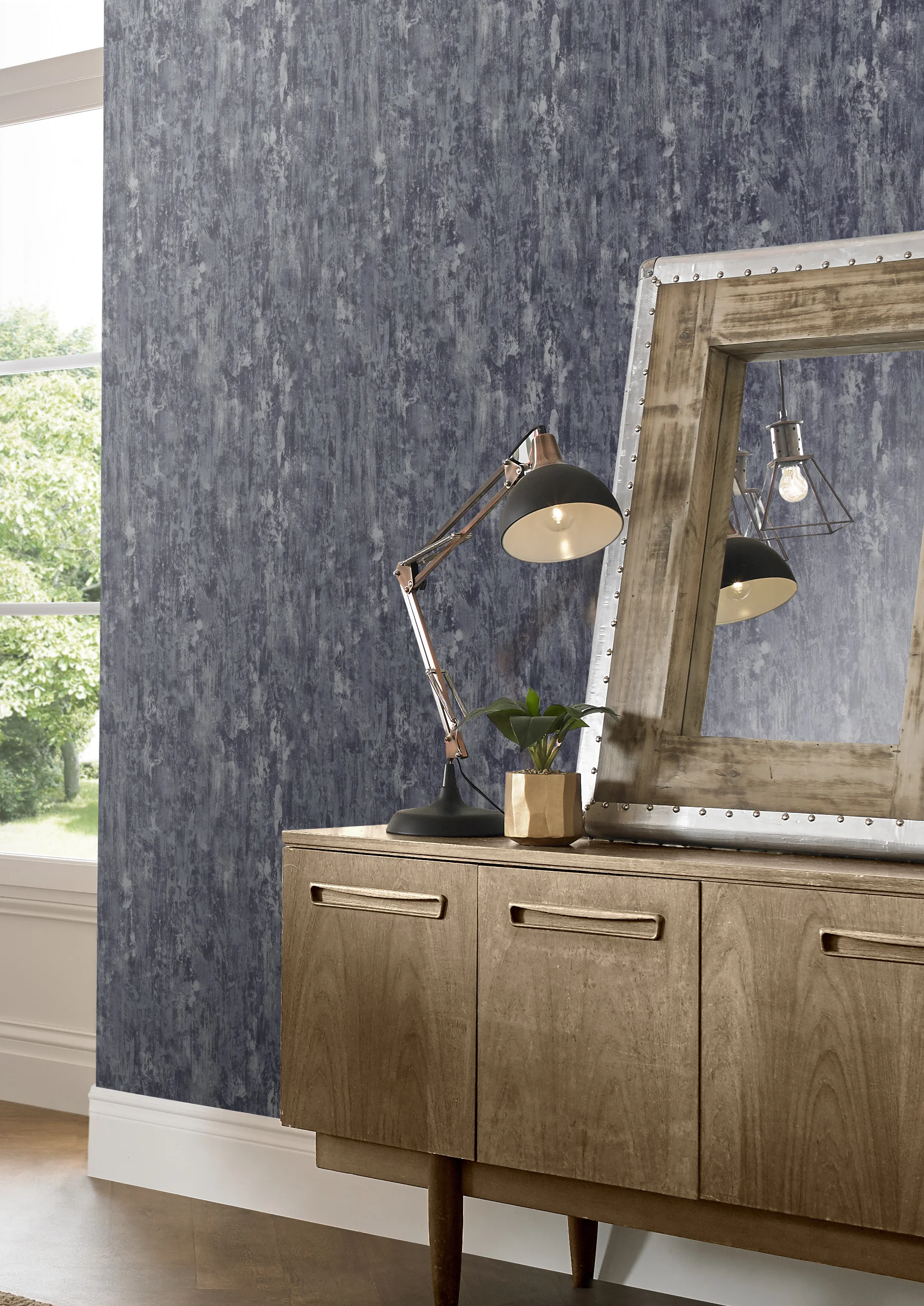 Oxidised Texture Petrol, £60 per roll, Graham & Brown.jpg