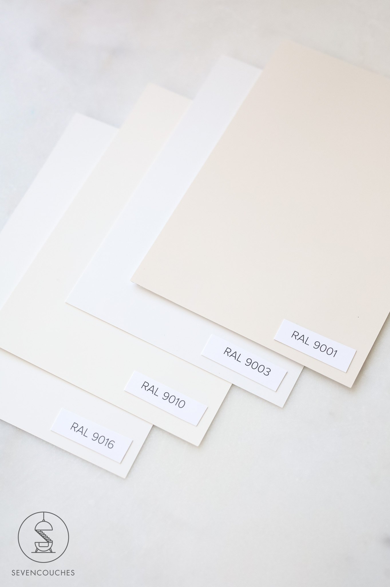 RAL kleuren wit: 4x de meest gekozen verfkleuren (en deze wittint gebruik ik zelf) sevencouches