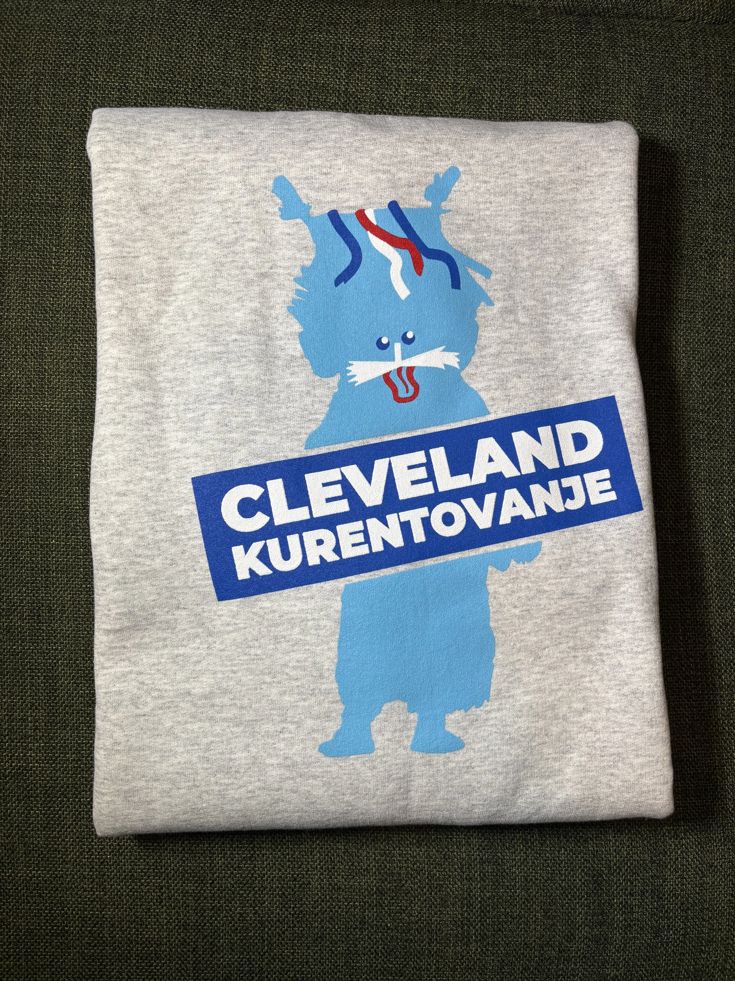 Cleveland Kurentovanje Banner Crewneck Sweatshirt