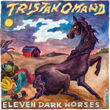 "Eleven Dark Horses" - Released June 2014 - Raised In A Barn Recordings - all songs written by Tristan Omand - published by raised in a barn recordings {ascap} - recorded & produced by Brian Coombes at Rocking Horse Studio - mastering: Jeff Lipton / Peerless Mastering, assisted by Maria Rice - guest appearances: Patrik Gochez, Brian Coombes, Zach Uncles, Myron Kibee, Joseph Pierog, Timothy Gray, Matt Jensen, Jordan Tirrell-Wysocki - cover art: Dan Blakeslee - pressing info: 1000 copies on CD eco-wallet, independent release tracks: everywhere but home, conversations with a wounded man, samantha's buick, hotel sheets, 21 windows, the place, no designation, bluebird, north dakota romance, after the war, gone gone highway Buy: CD / Digital lyrics