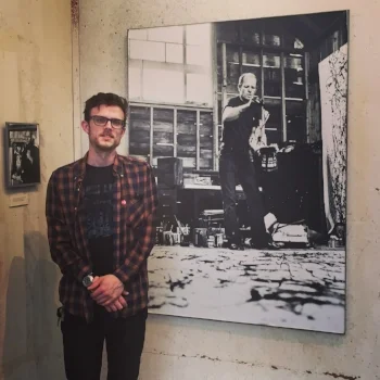 At Pollock's studio, spring 2017.&nbsp;