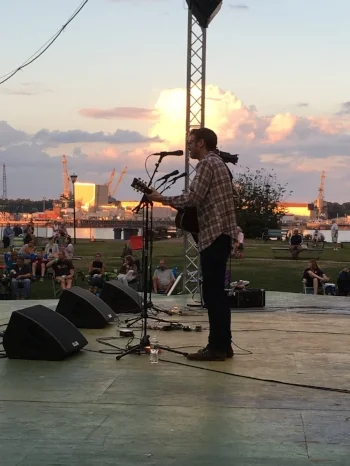 At Prescott Park in Portsmouth, opening for James McMurtry. September 2016. Photo by:&nbsp;Christian Hulseman