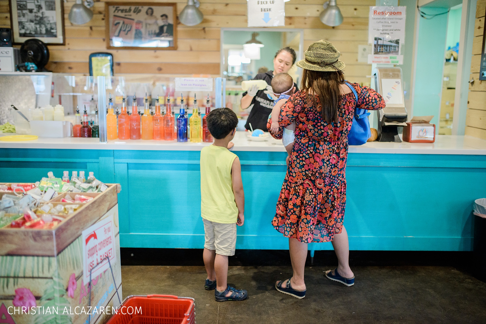 He says snow cone, They call it shave ice. 