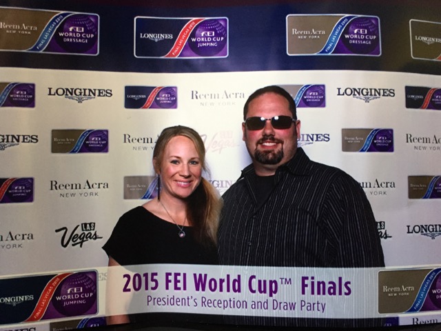 EMO Agent Daran Lockhart travels the circuit with his wife Karianne Lockhart, a top West Coast-based grand prix show jumper.