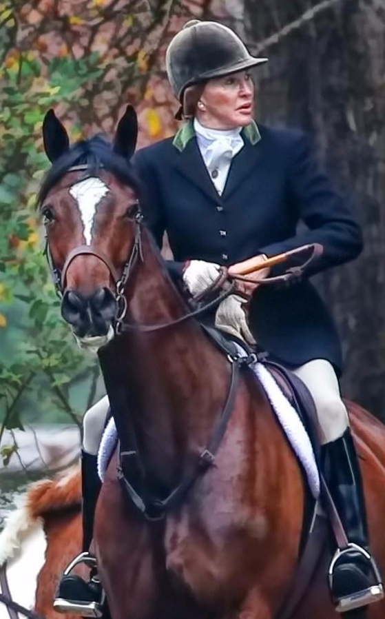 Martha Hall, EMO top producer, fox hunts and competes in the show ring. 