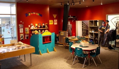 Photo of "Kidzone" at the Ontario Provincial Police Museum in Orillia, Ontario, Canada (credit: Matthew Ferguson, 2015)