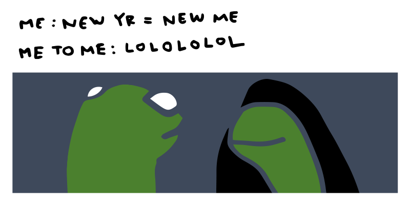 This concept that a new year=a new me.
