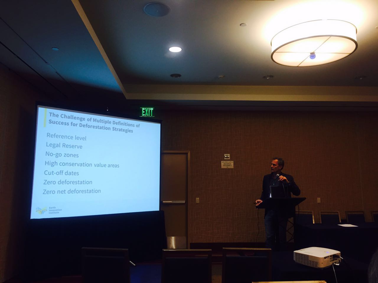 Dan Nepstad (EII) discusses the need for agreed upon definitions of success