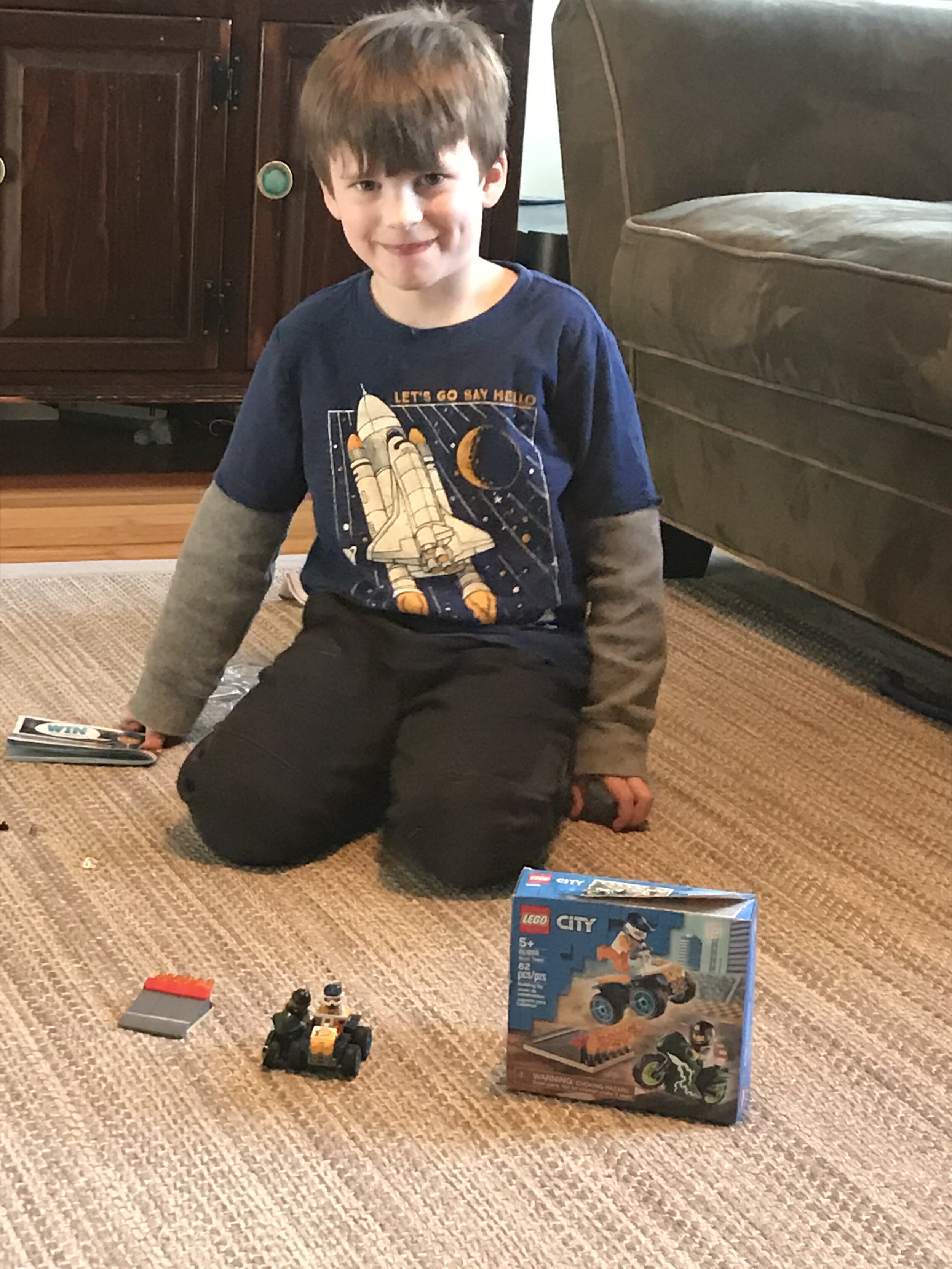 Legos are a great way to stay focused.