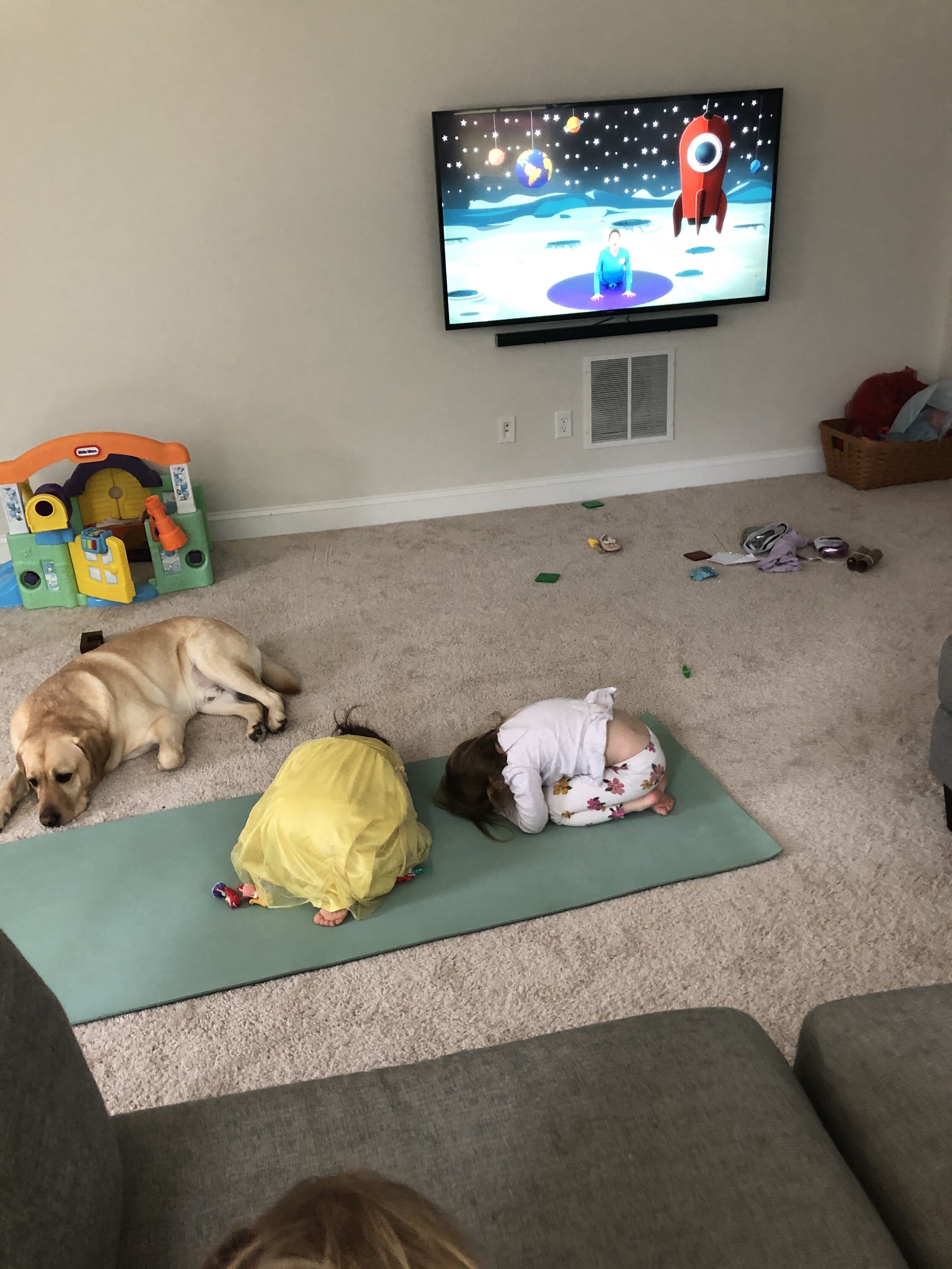 Yoga practice.