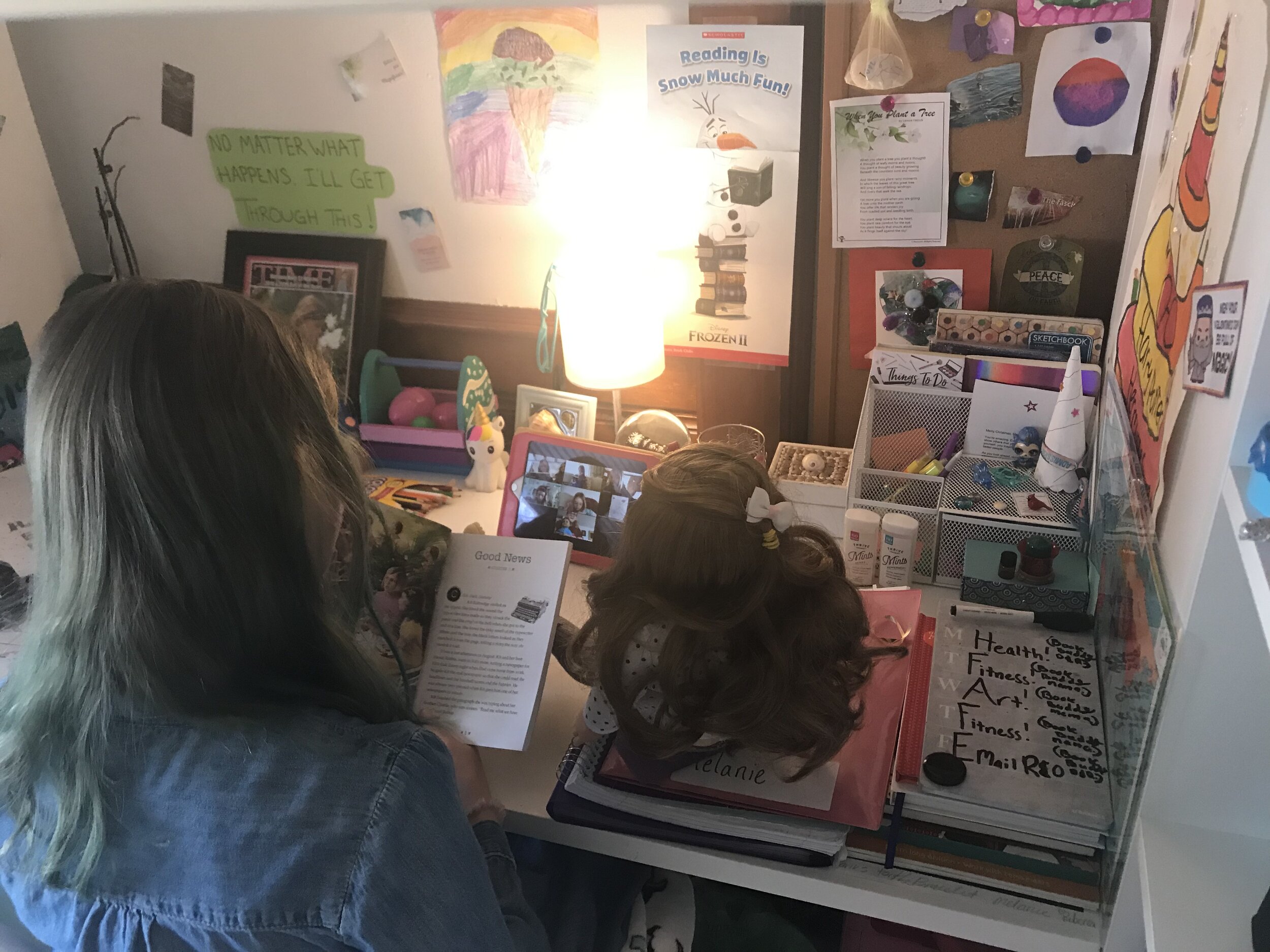 Virtual reading group.
