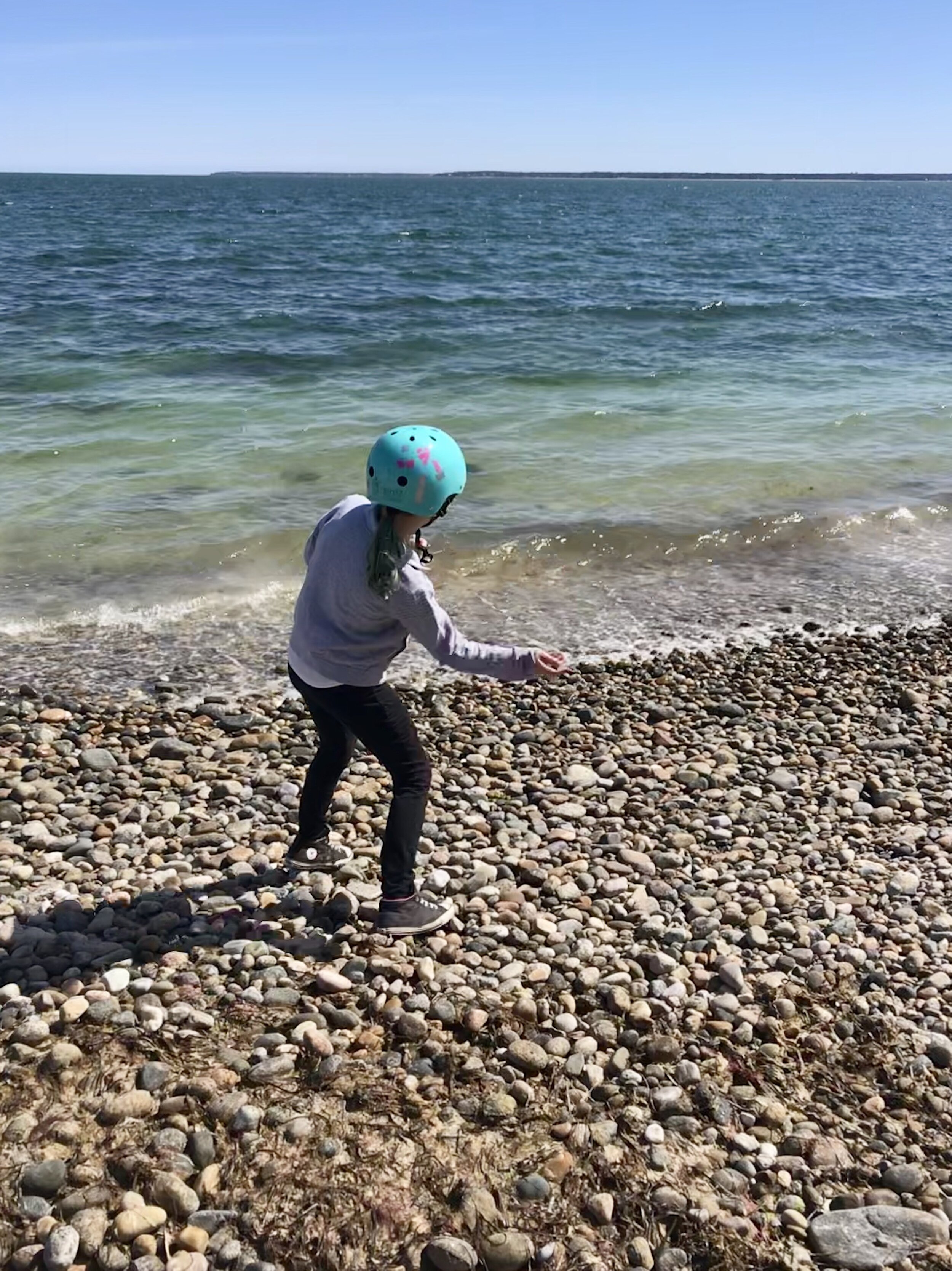 Rock skipping. One of the things I will never forget learning.