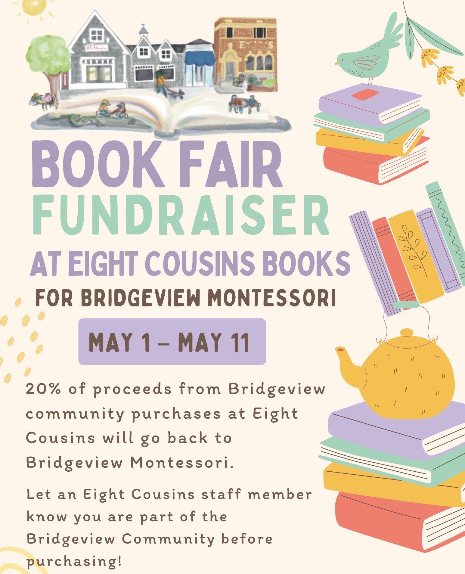 Any proceeds from this fundraiser will support a very special back patio beautification project.