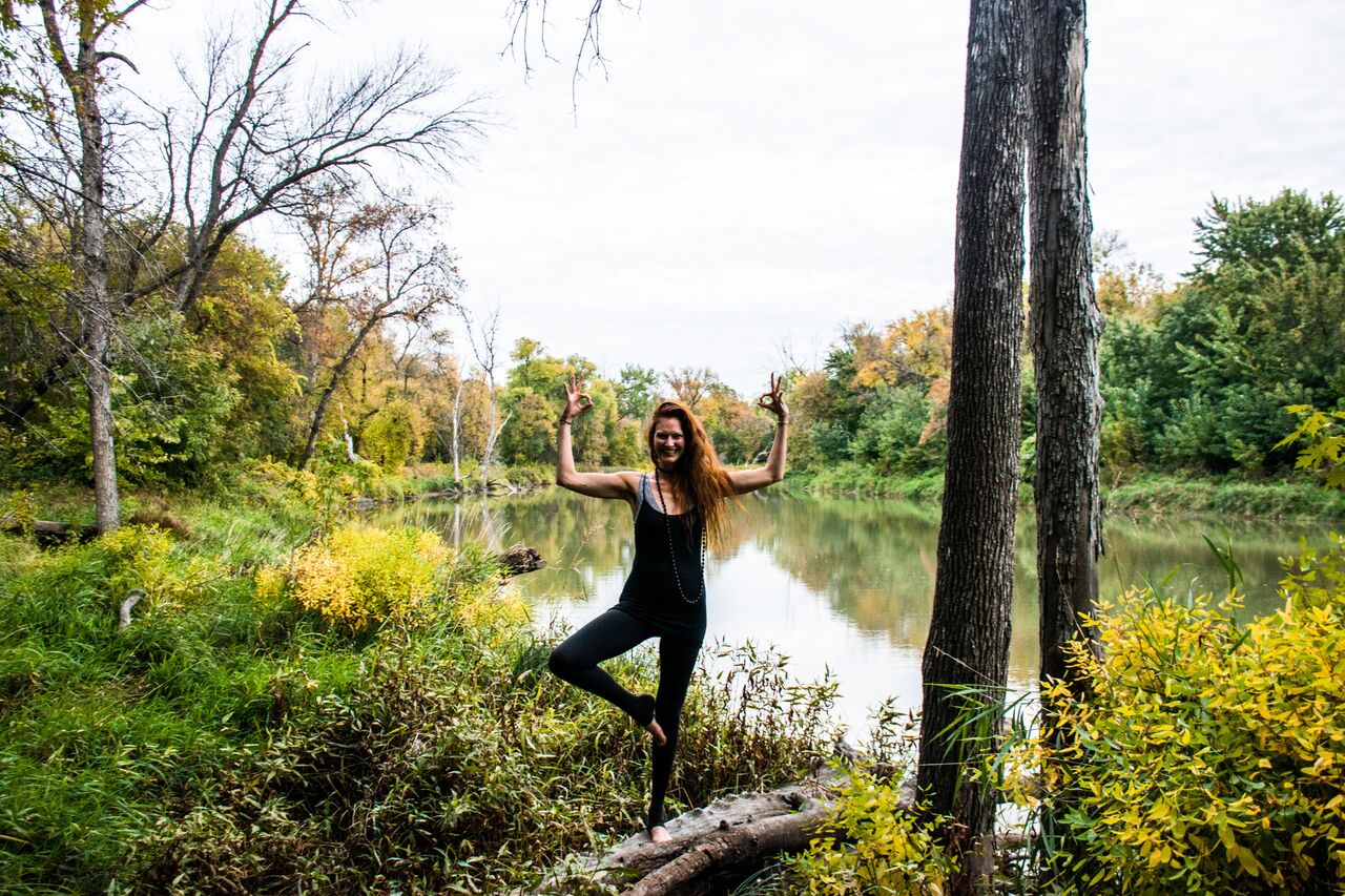 Tree Pose, Arms Reach