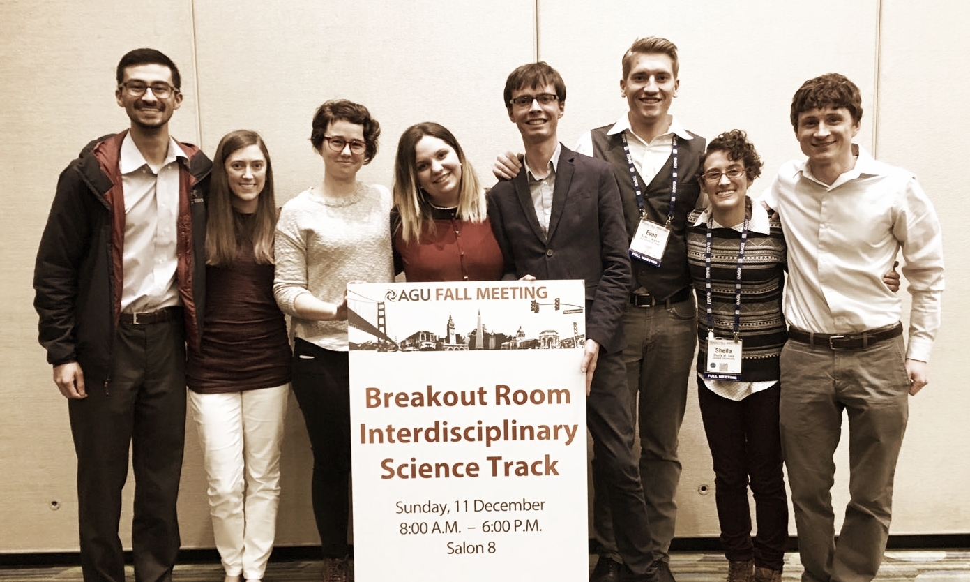 AGU hydrology students organize the student conference ahead of Fall Meeting. Join the subcommittee and create with us!