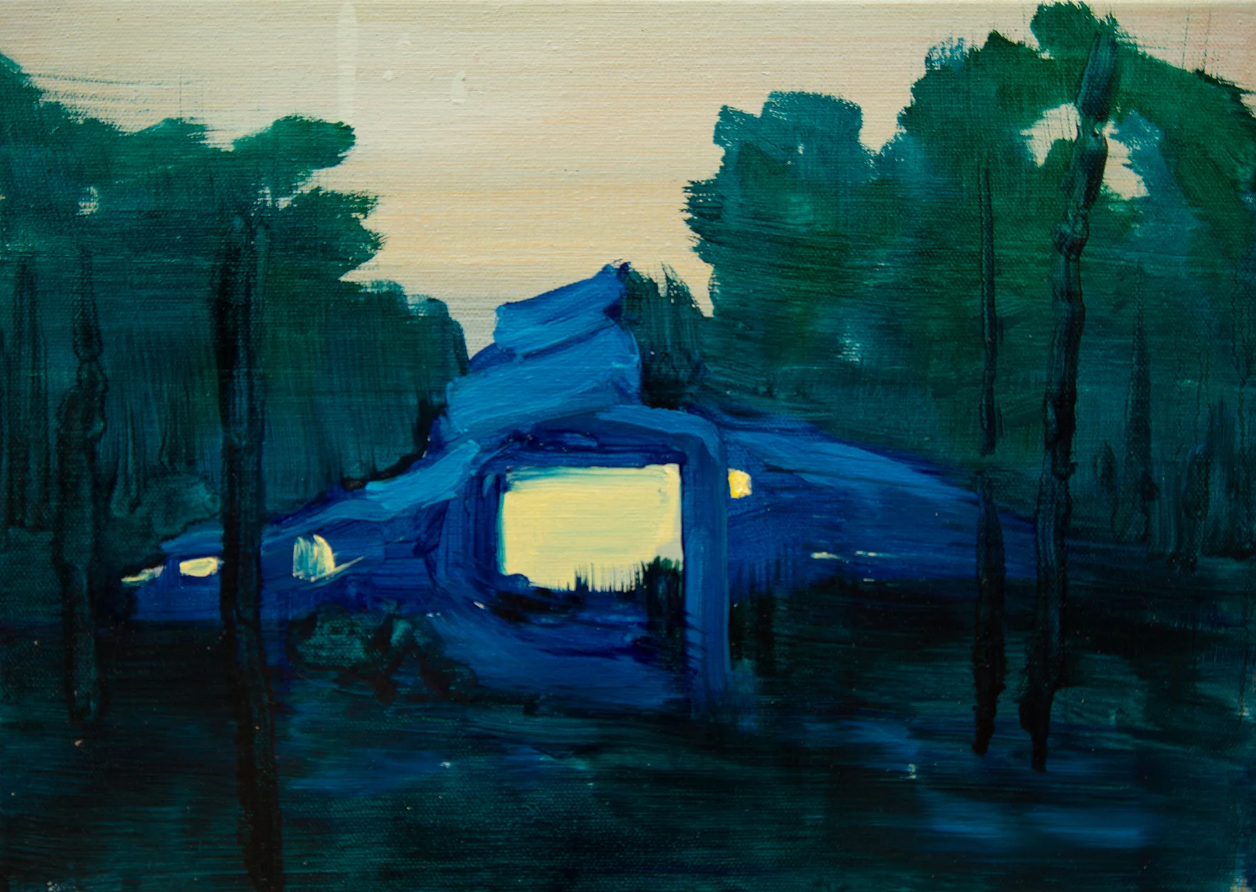 Blue Modern Cave I