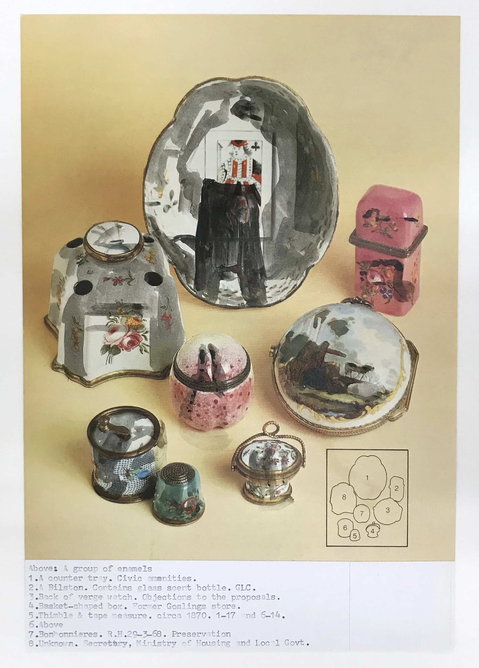 A Group of Enamels