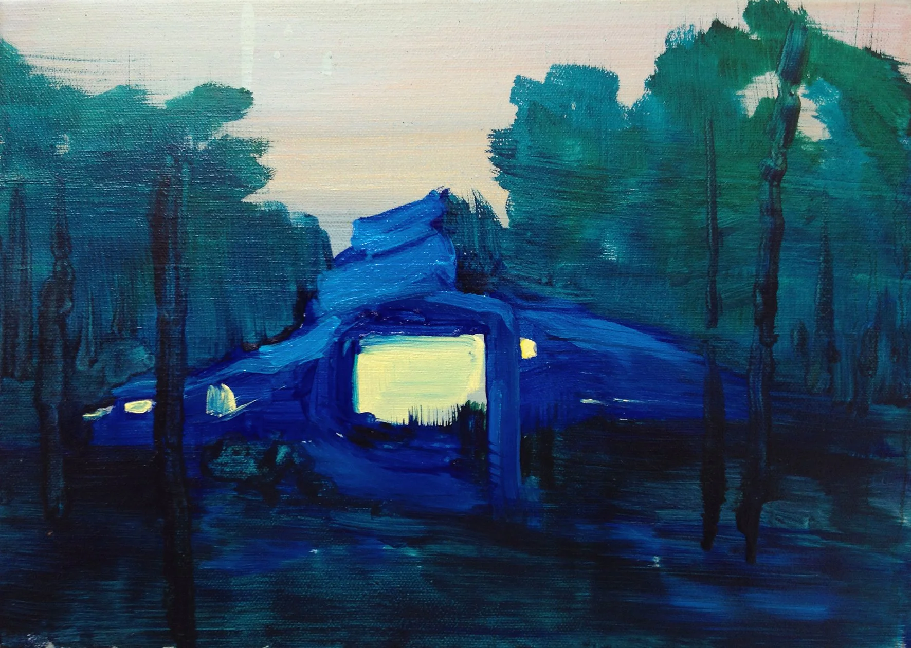 Modern Blue Cave