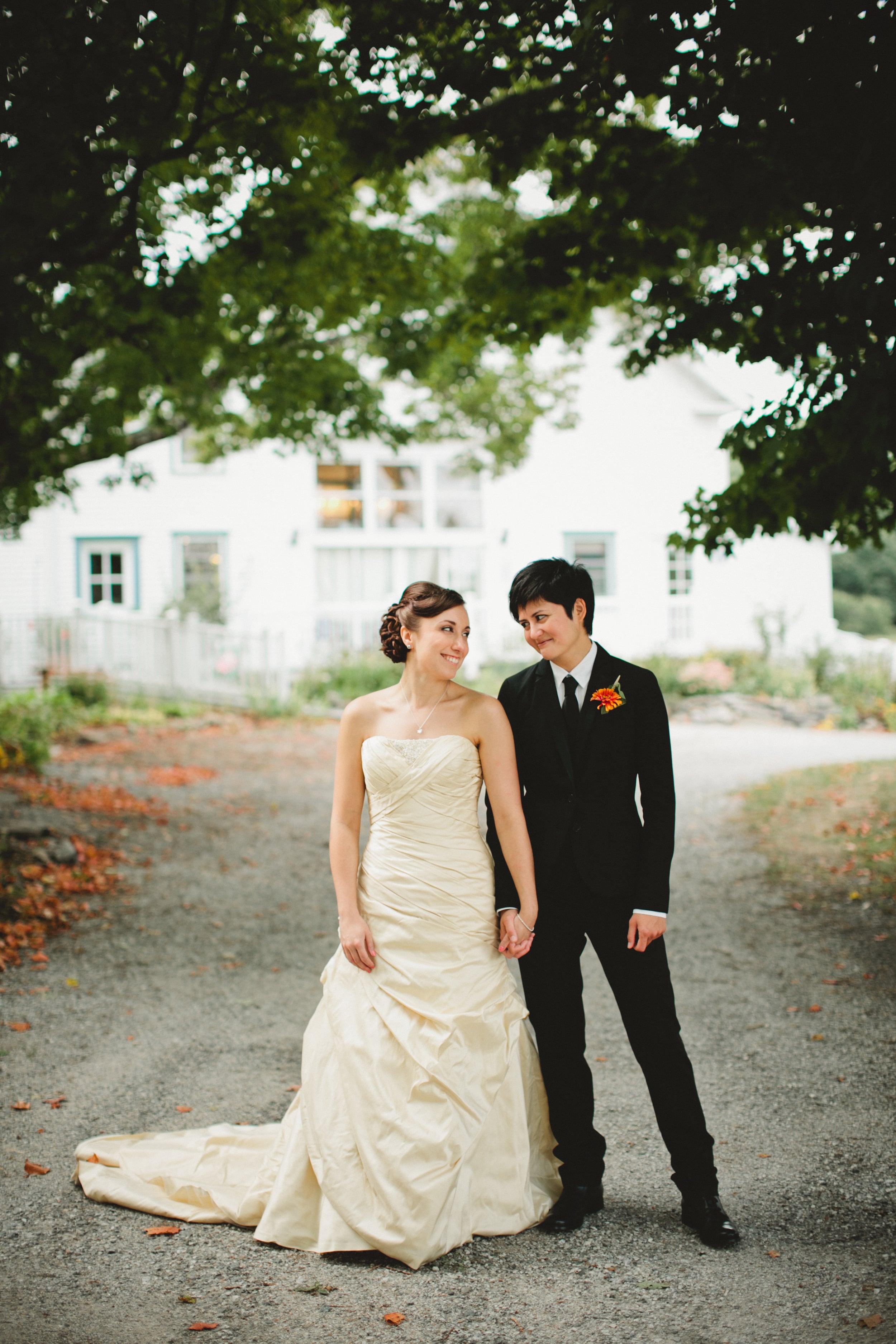 Friendly Crossways New England Same-Sex Farm Wedding Photography