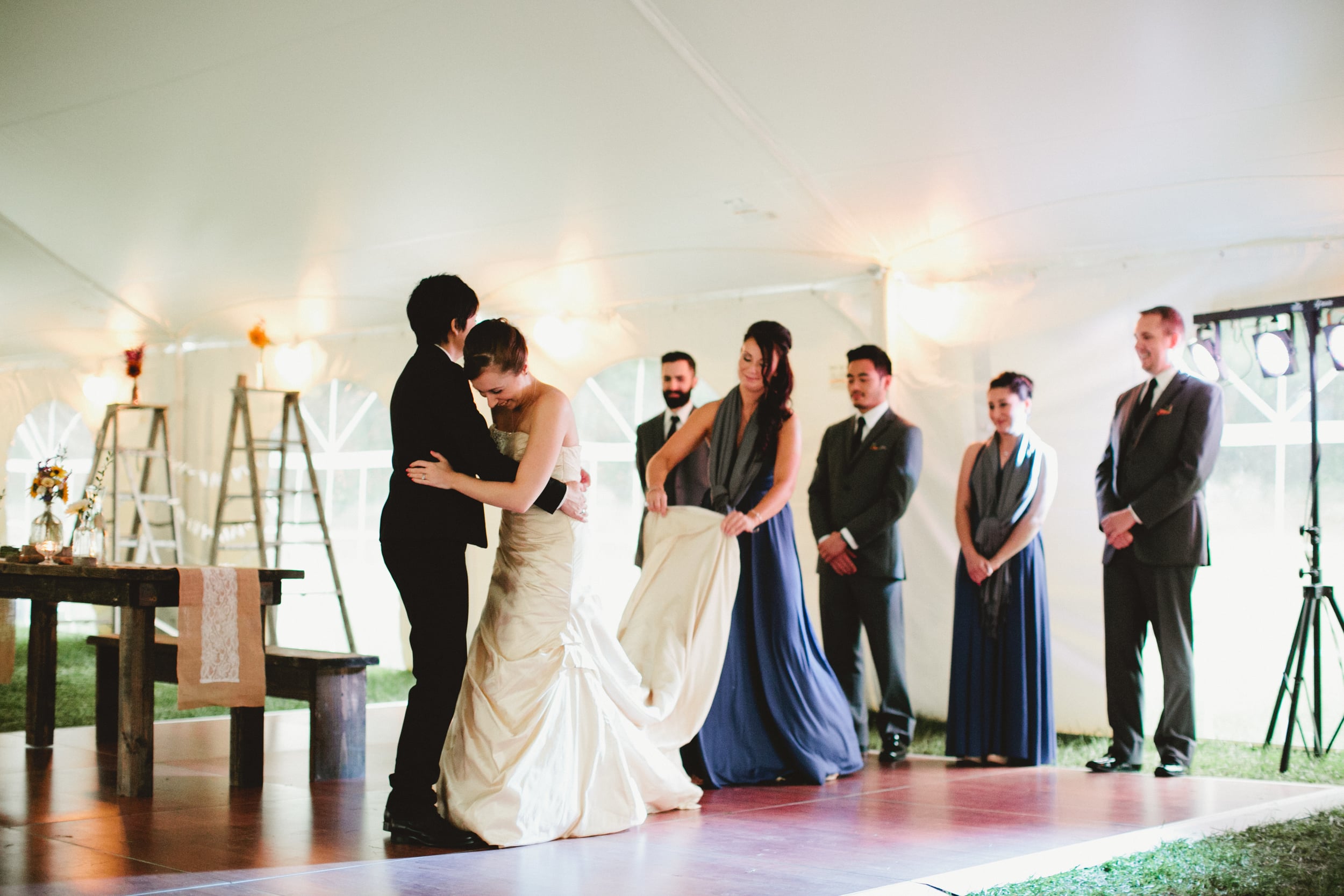 Friendly Crossways New England Same-Sex Farm Wedding Photography