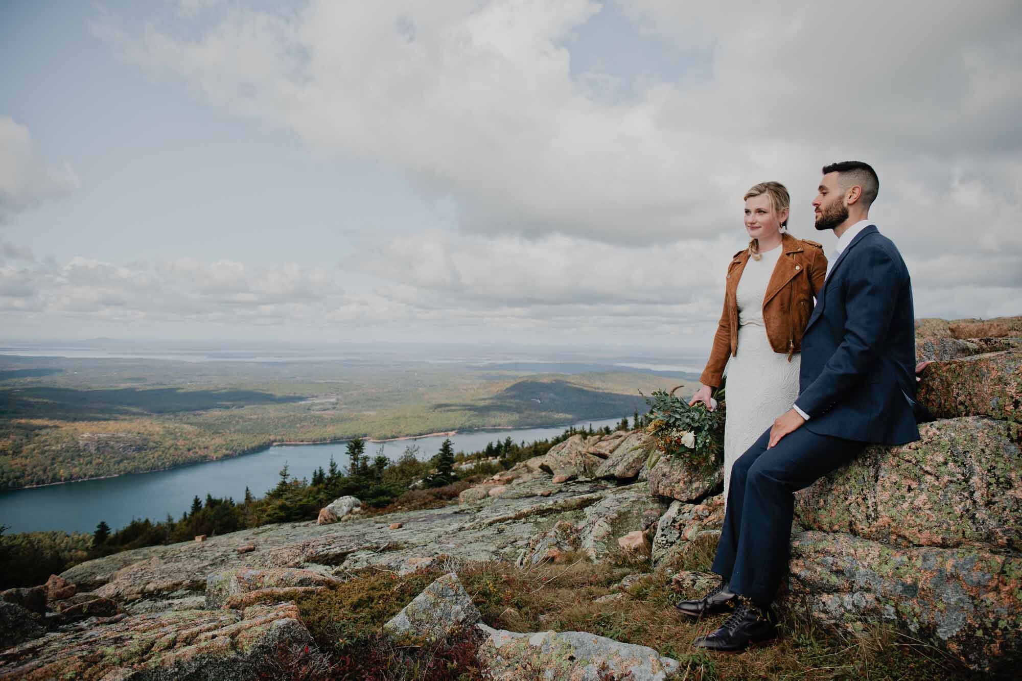 Cadillac Mountain Wedding in Acadia