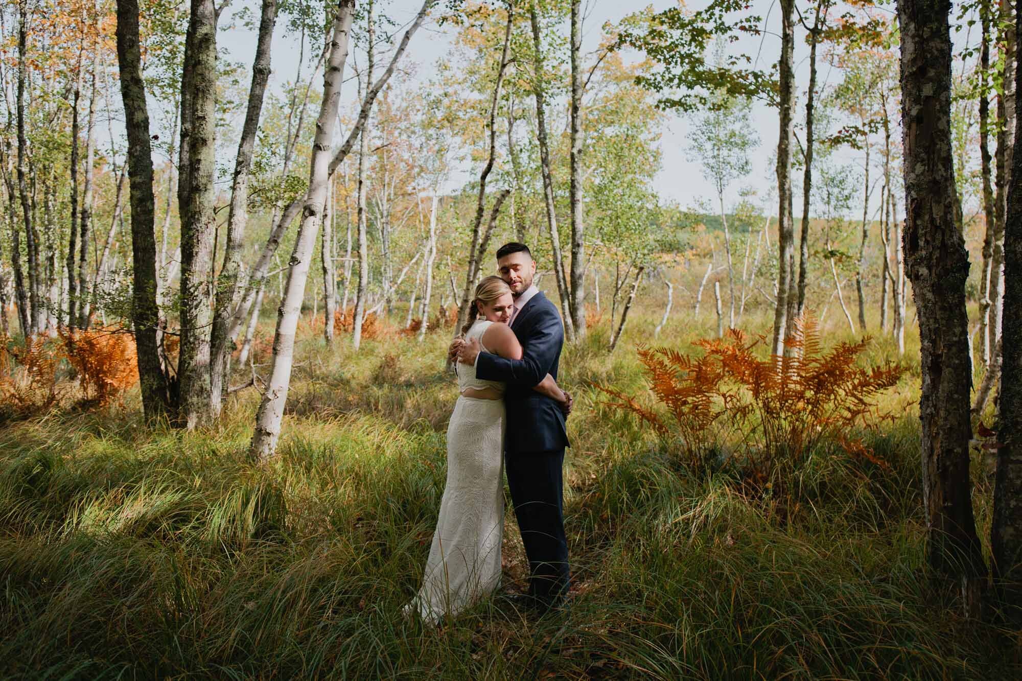 Autumn wedding in Acadia at Sieur de Monts 