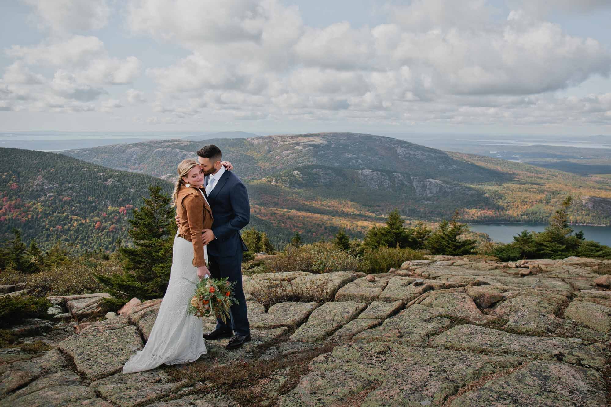 Cadillac Mountain Wedding in Acadia