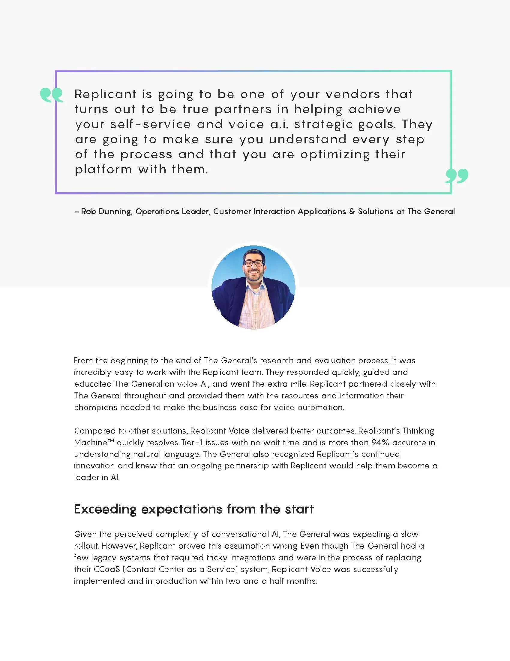 Case Study: The General