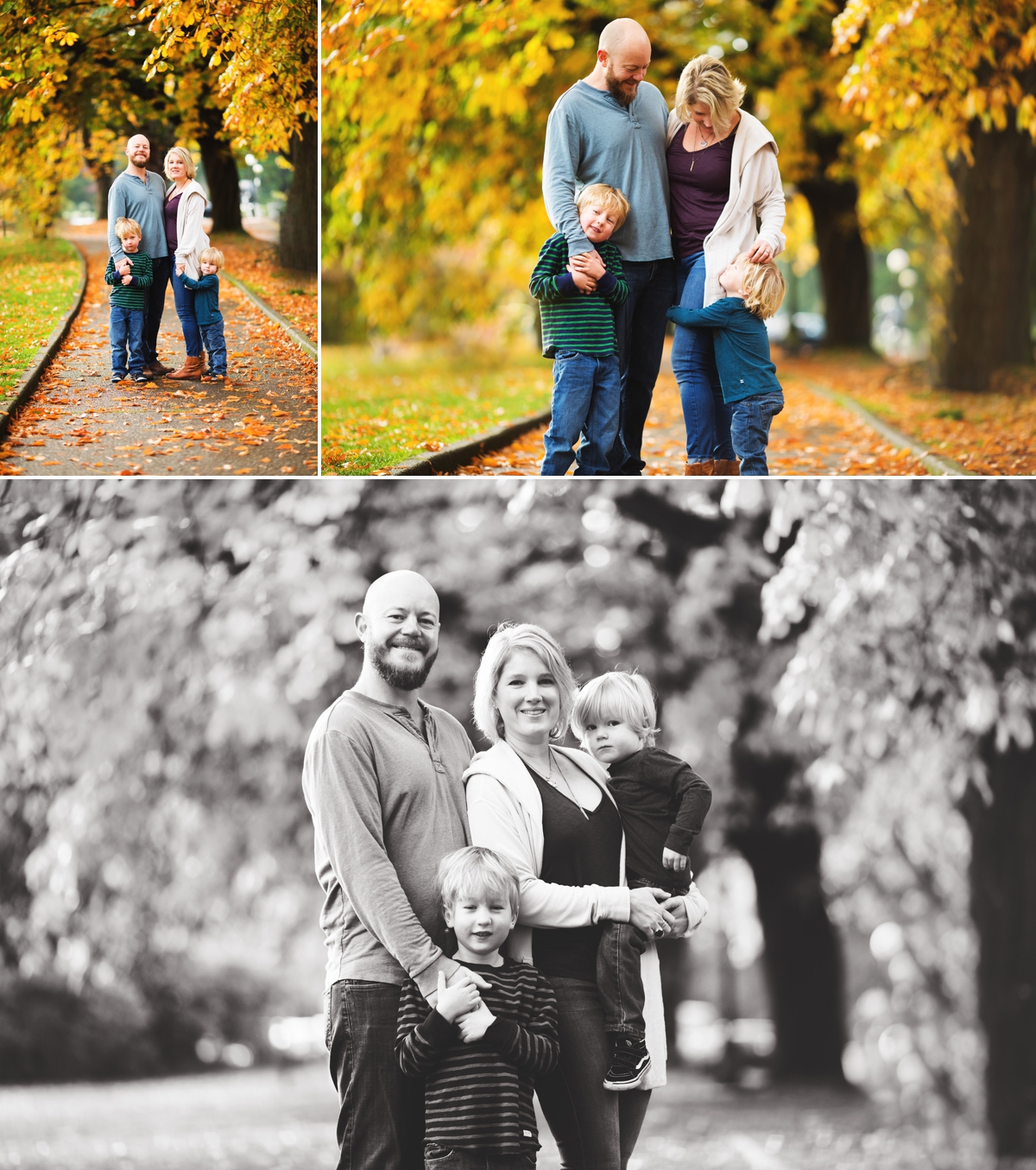 seattle family fall photographer elena s blair