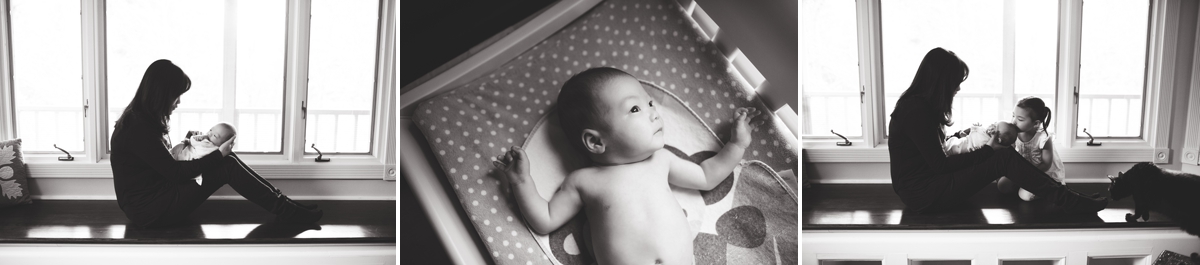 elena s blair seattle newborn family photographer baby at home