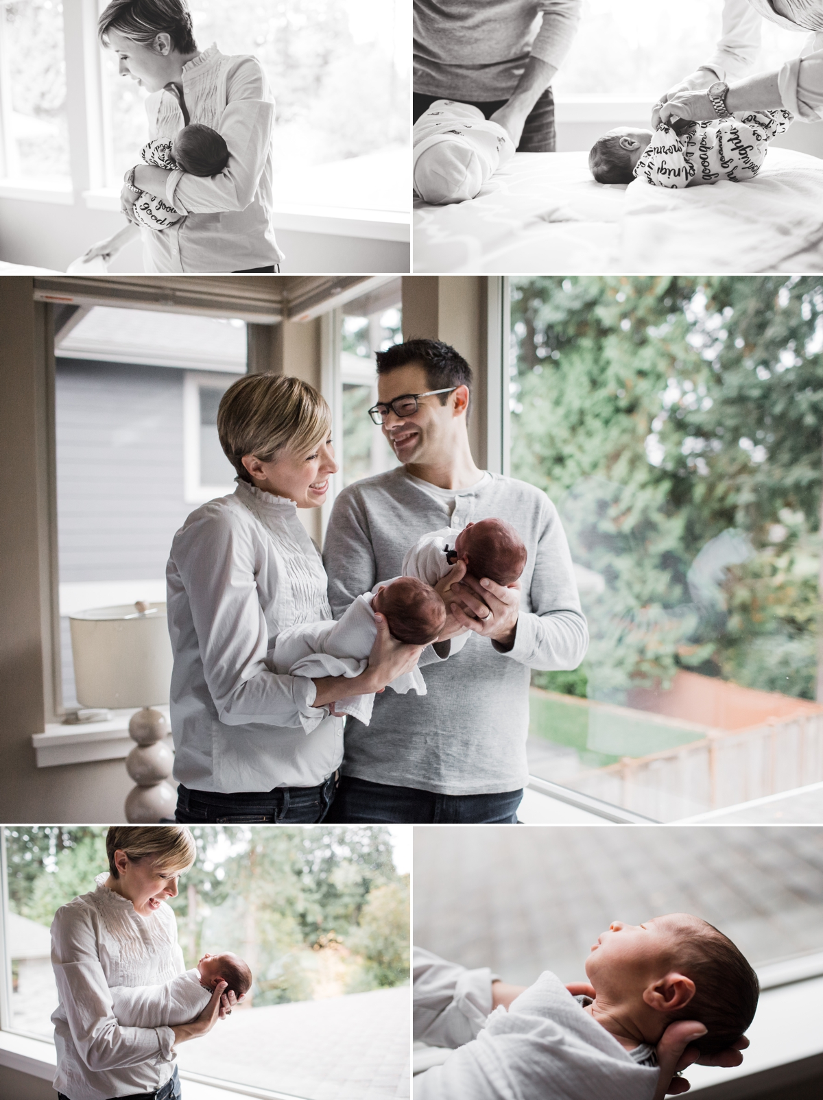 Seattle Newborn Photographer Elena S Blair | Connected and Emotive Family Photography | Twin boys