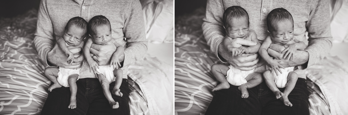 Seattle Newborn Photographer Elena S Blair | Connected and Emotive Family Photography | Twin boys