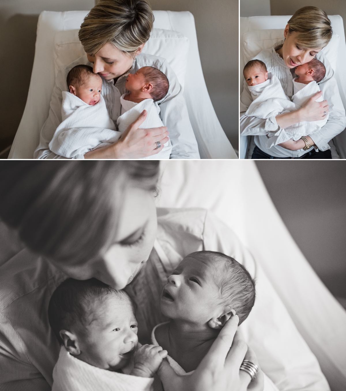 Seattle Newborn Photographer Elena S Blair | Connected and Emotive Family Photography | Twin boys