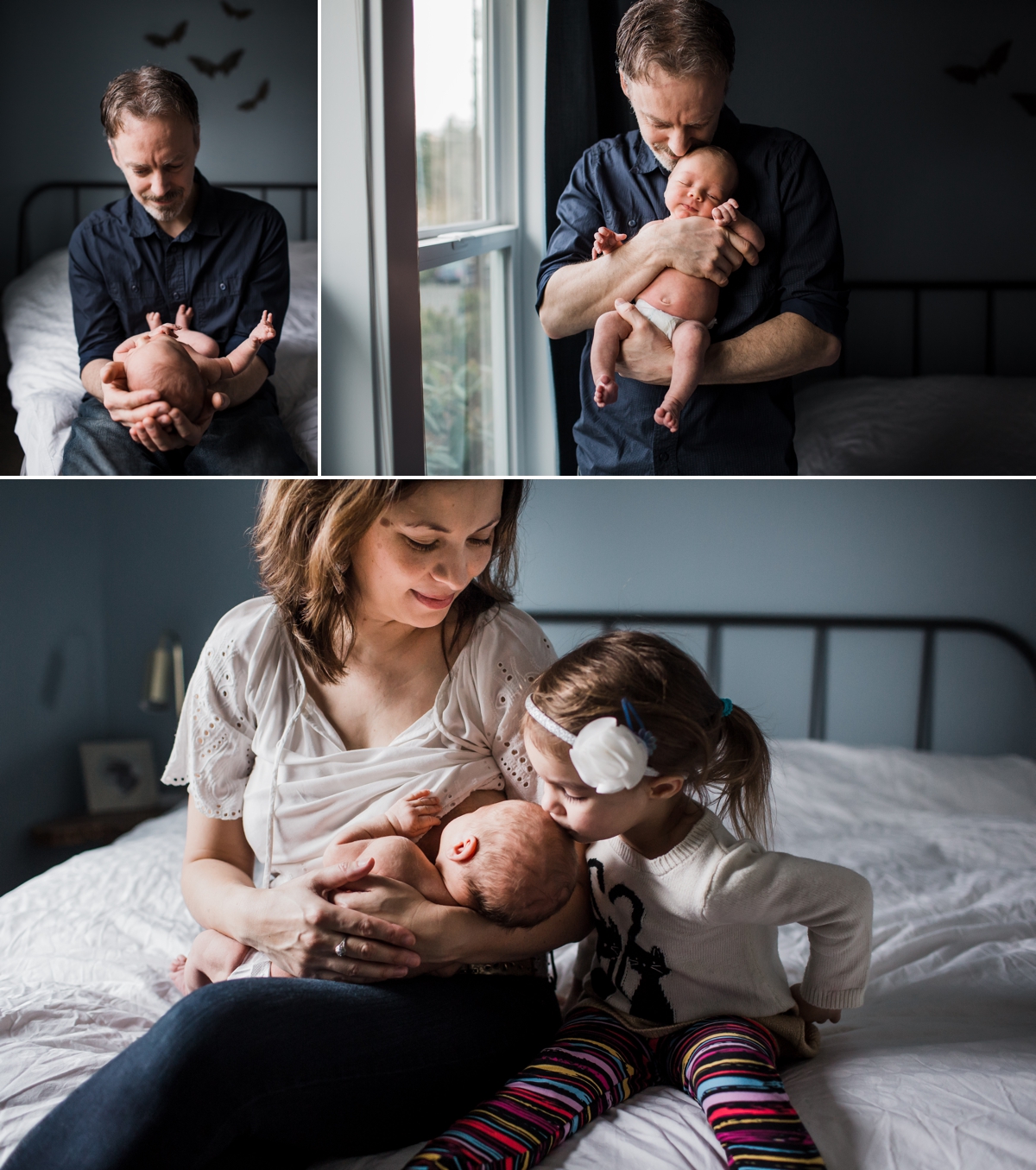 elena s blair newborn photography | seattle home lifestyle family photograper | on location in beautiful light filled home with the baby