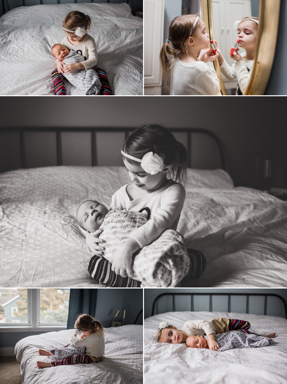 elena s blair newborn photography | seattle home lifestyle family photograper | on location in beautiful light filled home with the baby