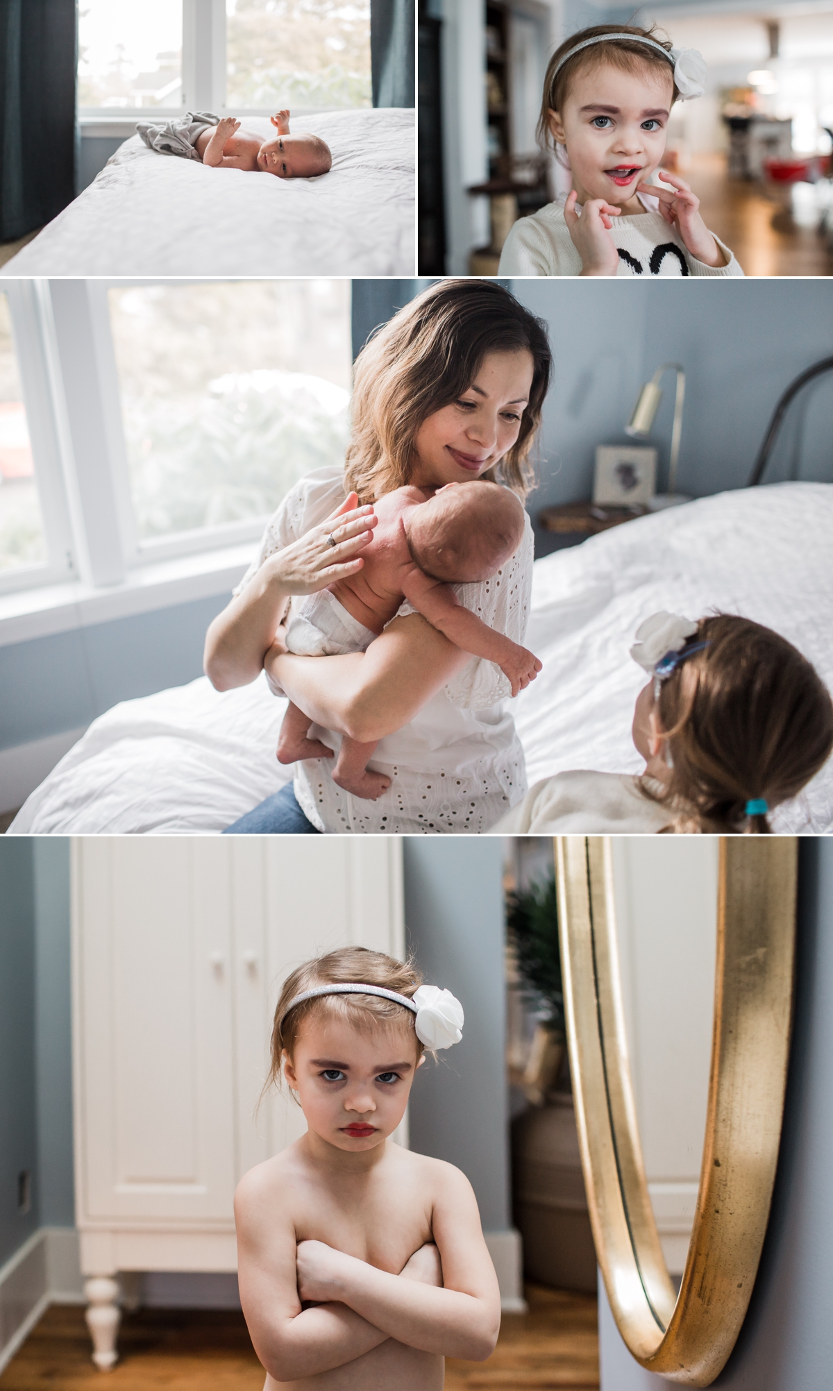 elena s blair newborn photography | seattle home lifestyle family photograper | on location in beautiful light filled home with the baby