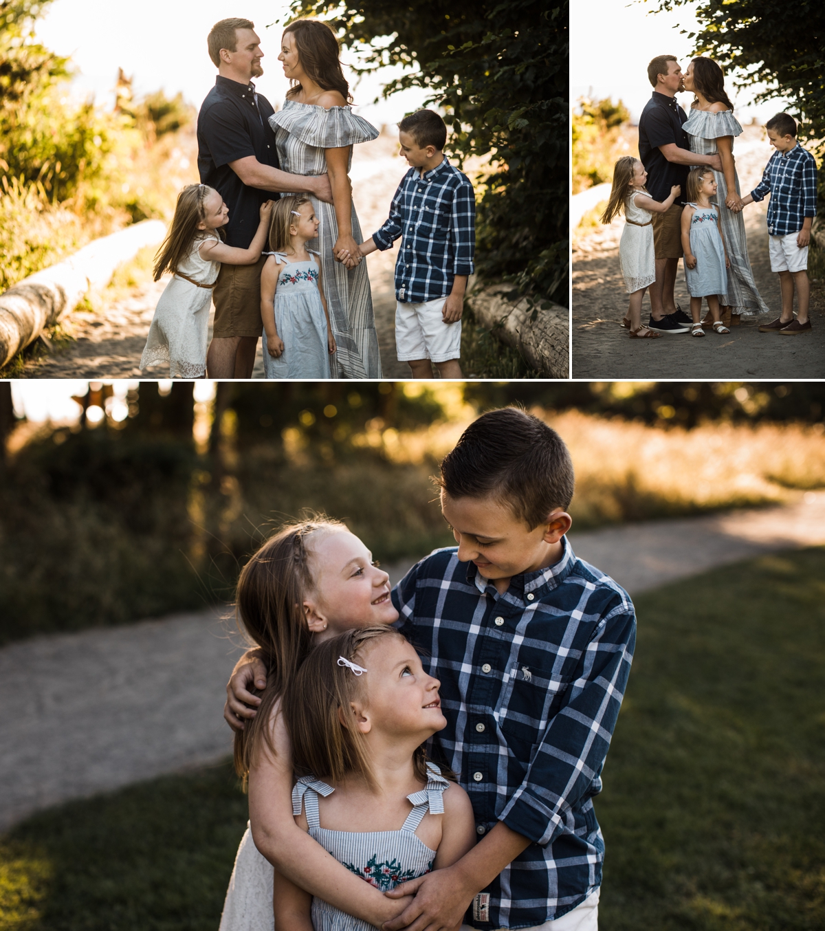 best seattle family photographer outdoors park location with elena s blair photography