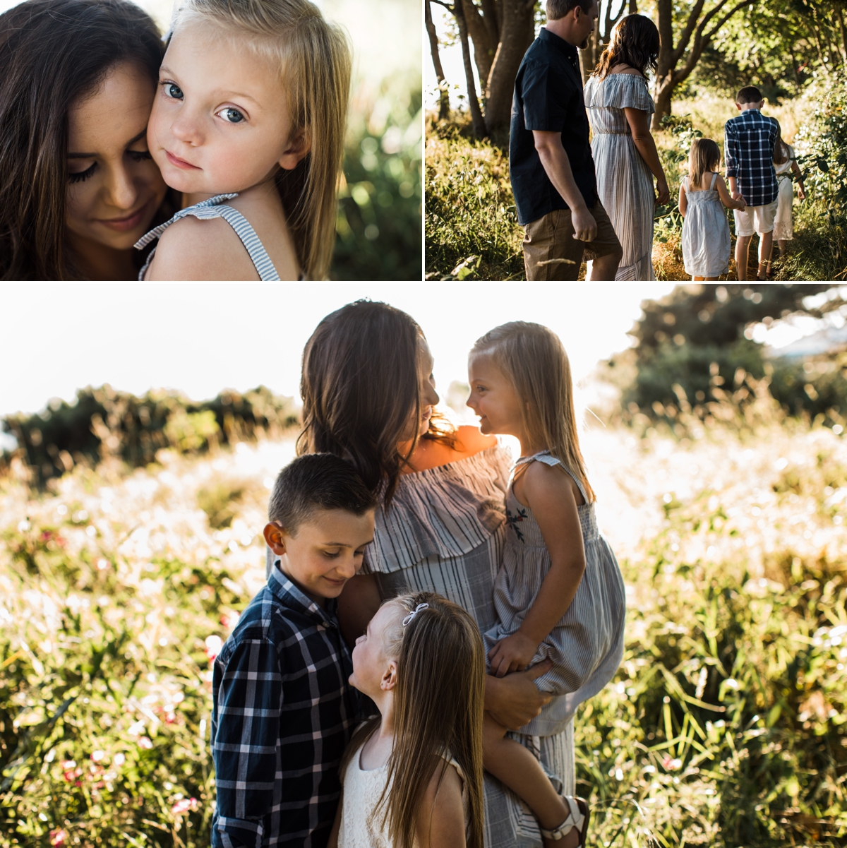 best seattle family photographer outdoors park location with elena s blair photography