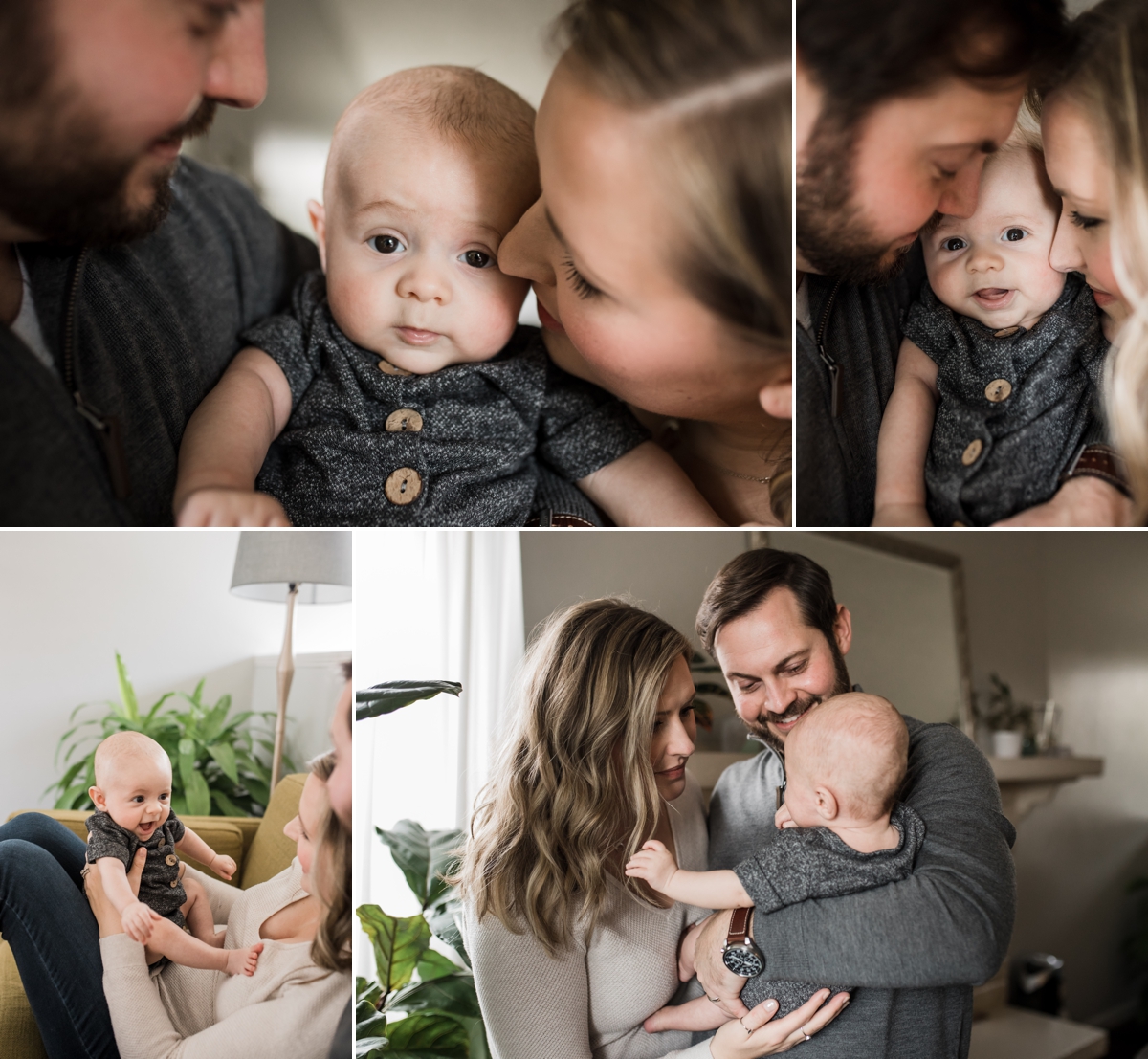 baby photoshoot ideas with mom and dad