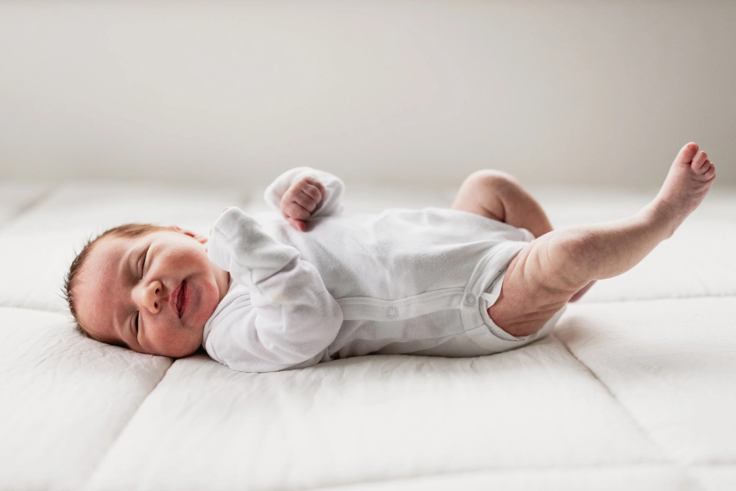 Newborn photography in the Seattle area focused on safety and comfort