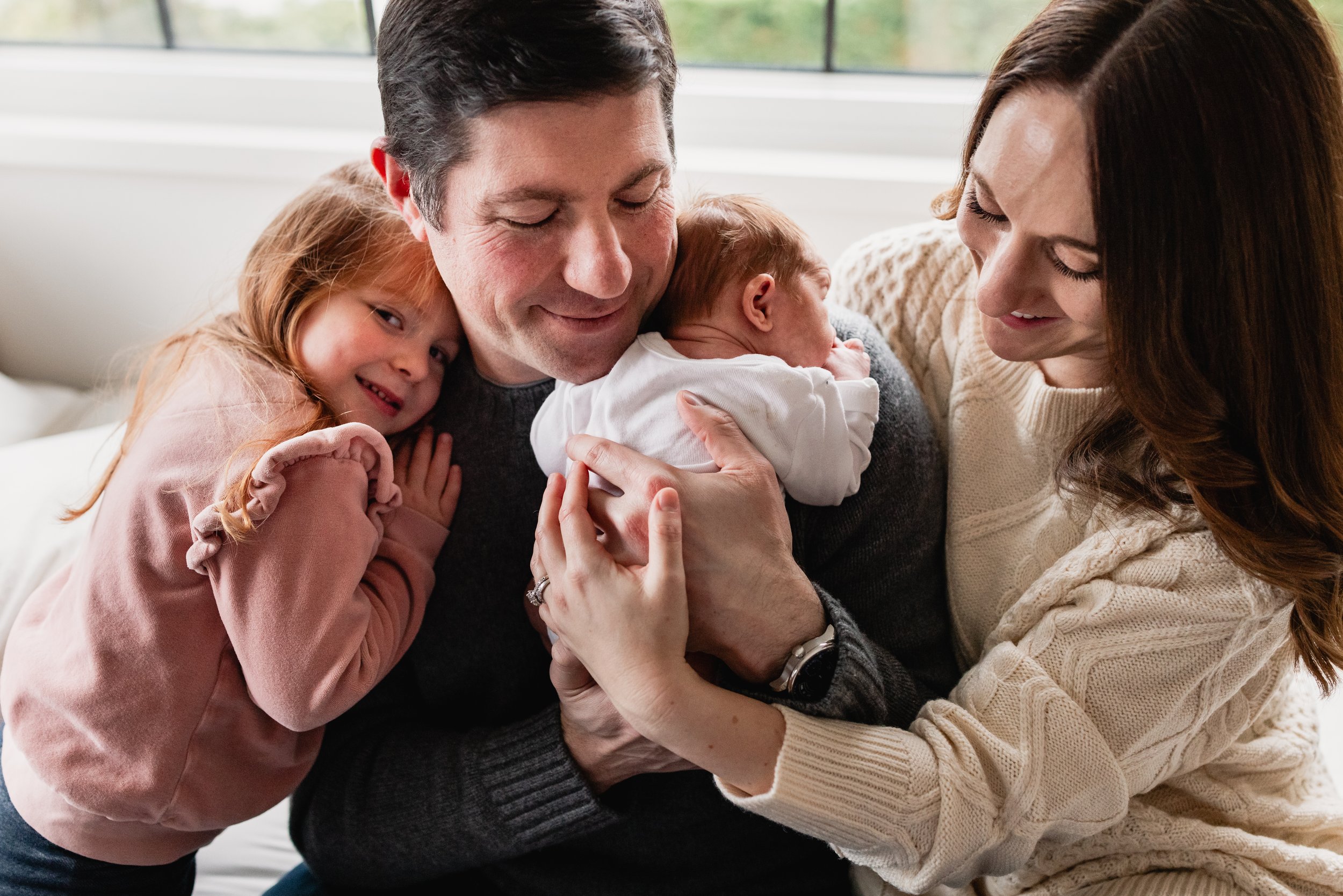 Lifestyle newborn photography in seattle wa with Elena S Blair Photography