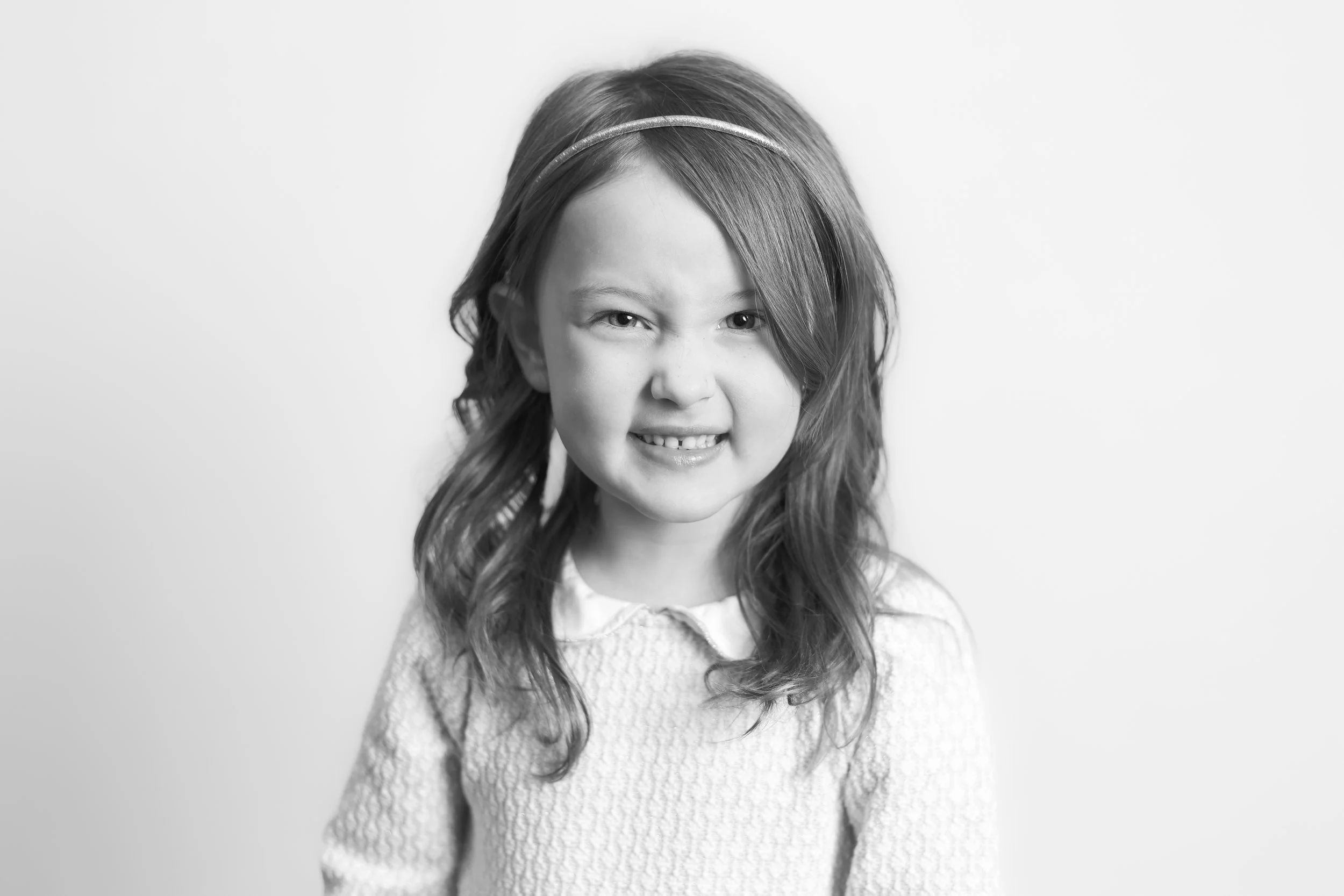 School portrait of a child during picture day at a Seattle elementary school