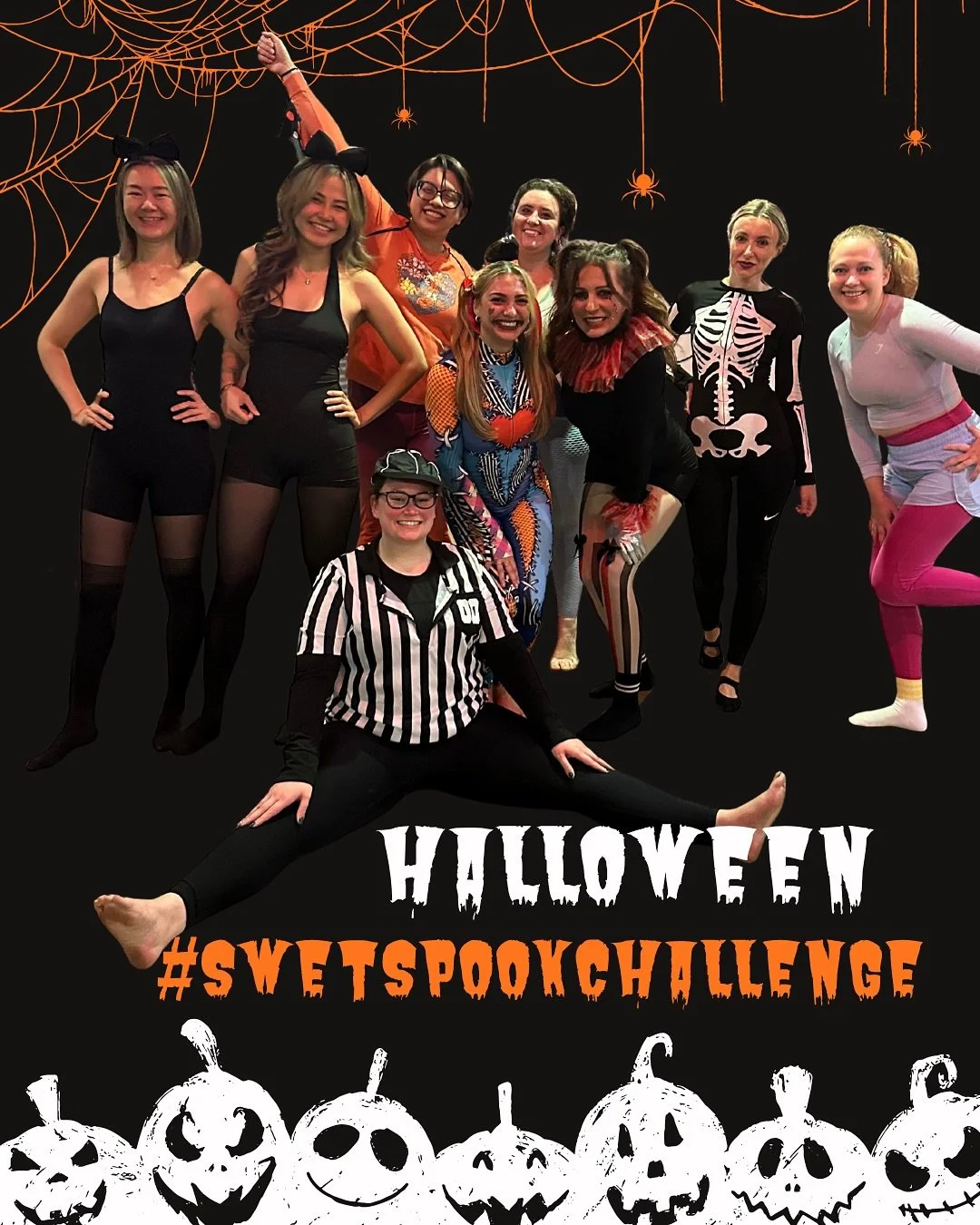 🎃✨ #SWETSPOOKCHALLENGE is on! ✨🎃
Tag @swetstudio and use #SWETSPOOKCHALLENGE with every post for your chance to WIN a Private Holiday Party! 🥂

Each post = one entry &mdash; so the more you practice, the more you post, the more chances you have to