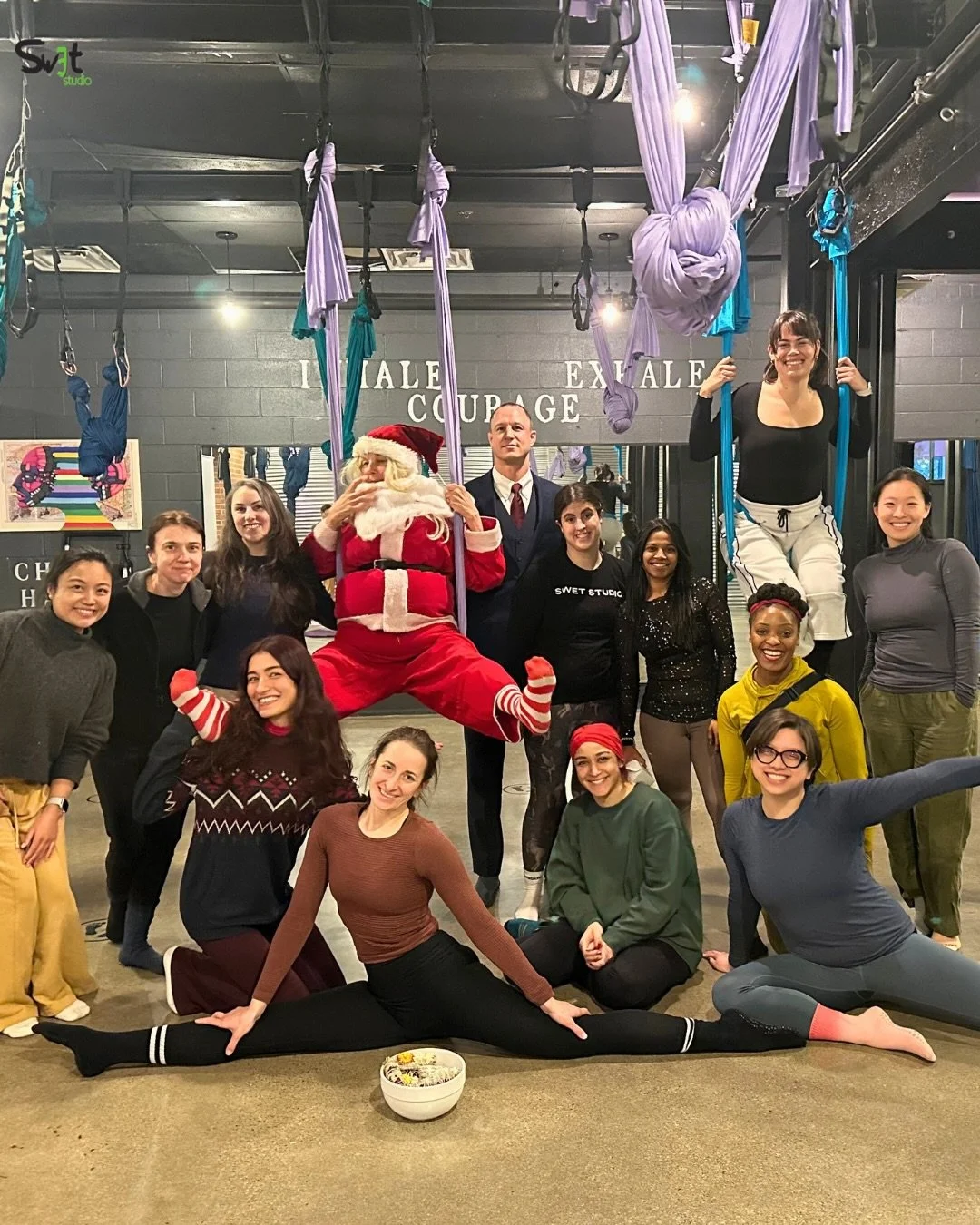 Thank you for joining our first Aerial Winter Olympics ❄️ We had so much fun with you all. Wishing everyone a happy, joyful holiday season!
💜 @swetstudio 

#bostonlocal