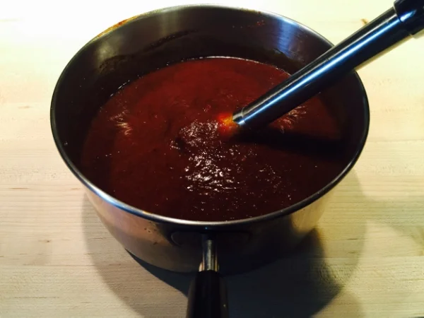 This truly is one of the best BBQ sauce's we have ever tasted. I made this for the first time last summer and we put this on everything and dipped everything in it as well. This recipe is adapted from one of Bobby Flay's recipe's, I just modified and added a few additional ingredients. Perfect for grilling this 4th of July weekend. Enjoy! -Chris