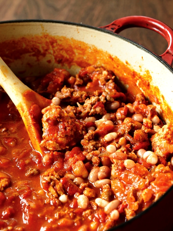 This Turkey Chili has become a regular staple in our house during the colder months. It's very simple to throw together. I usually make a double batch because the chili tends to taste better when re-heated! Enjoy, Chris