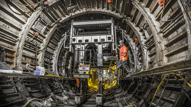 A 200-ton tunnel boring machine begins to dig underground at 92nd Street and Second Avenue to make way for the line. It finishes about a year later at 63rd Street and Third Avenue, having mined nearly 15,000 feet.